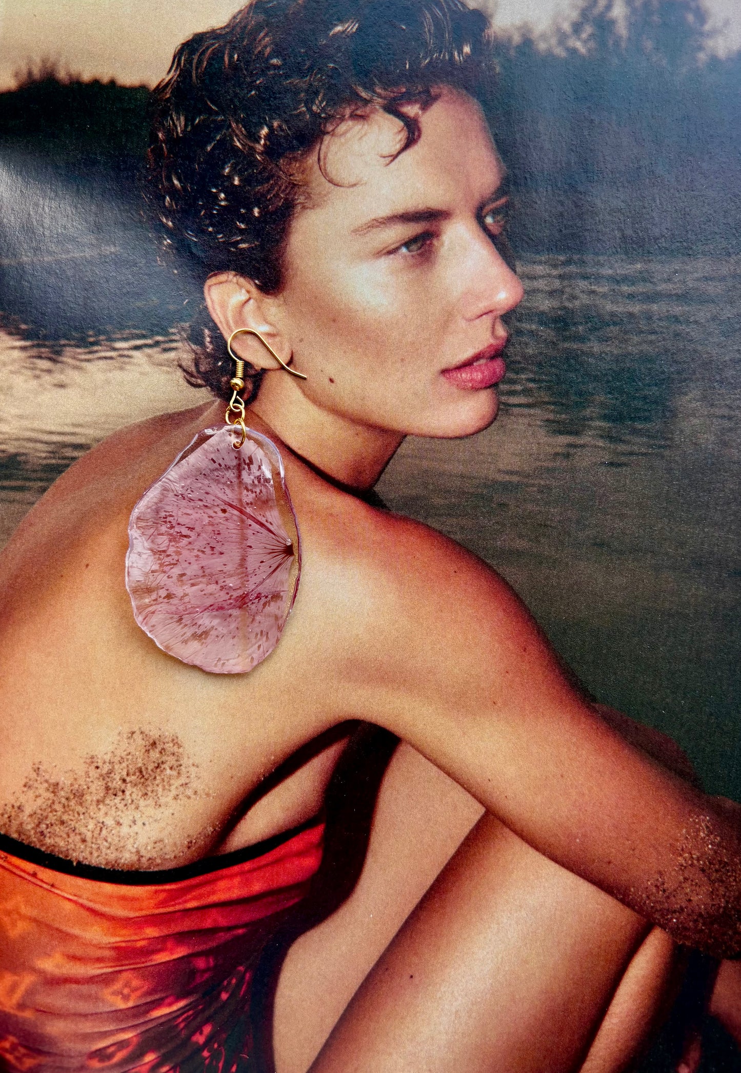 Flower earrings