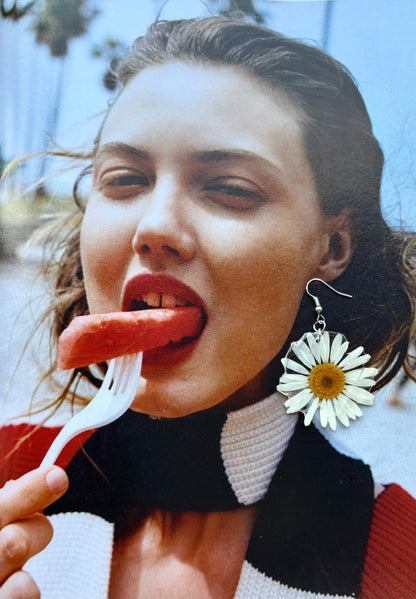 Flower earrings