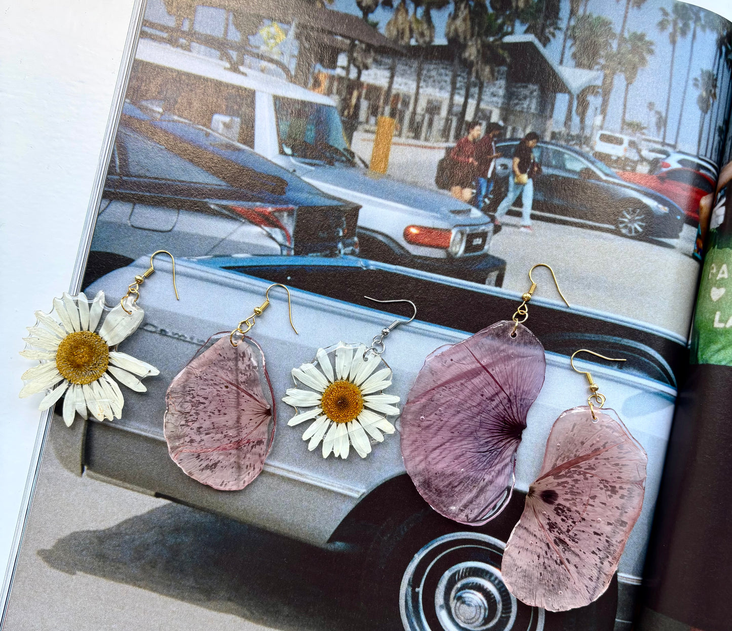 Flower earrings