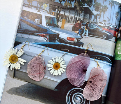 Flower earrings