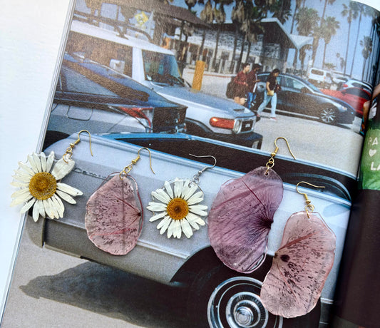 Flower earrings